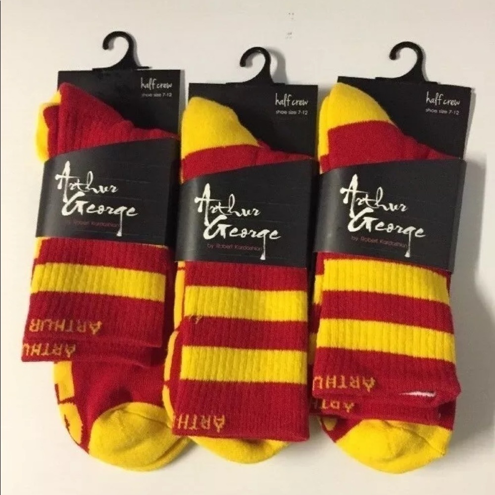2 Pair of Arthur George love Half Crew Socks - Picture 4 of 5